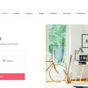 Homey Booking and Rentals WordPress Theme 1.6.5