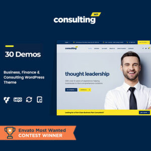 Consulting Business Finance WordPress Theme 6