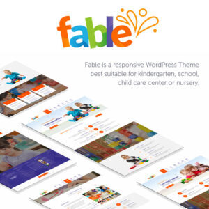 Fable Children Kindergarten WordPress Theme 3.7