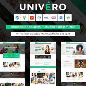 Univero | Education LMS & Courses WordPress Theme 1.11
