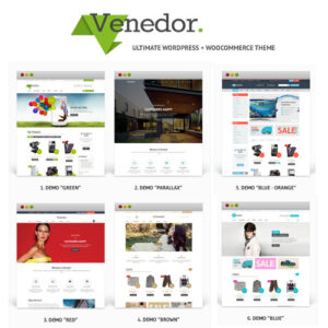 Venedor WordPress + WooCommerce Theme 2.6.2